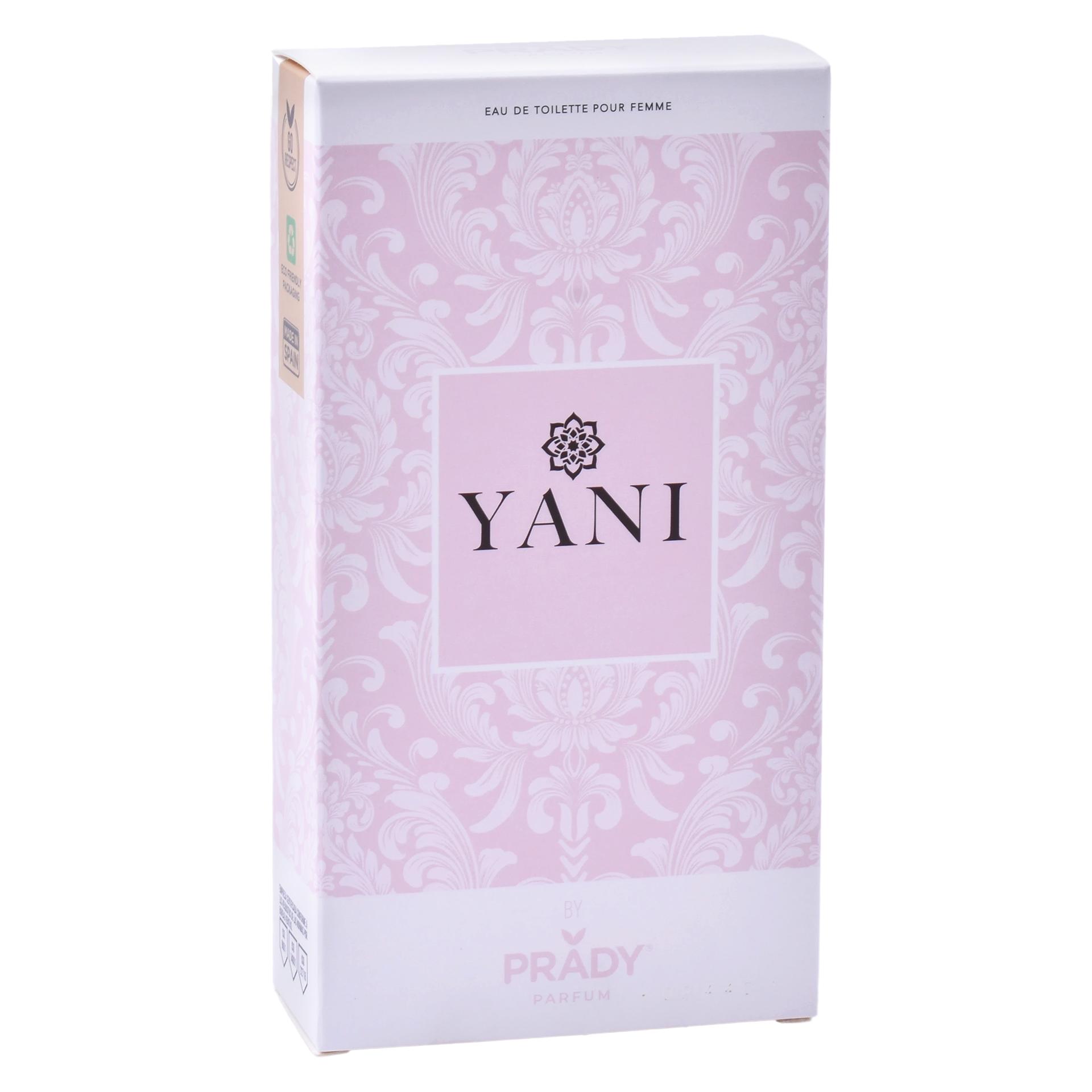 EAU DE TOILETTE YANI FEMME 100ML CX24 EAU DE TOILETTE YANI FEMME 100ML CX24