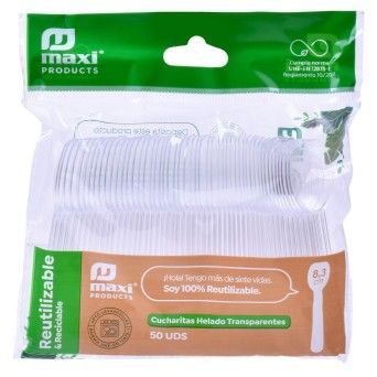 COLHER GELADO 8.3CM 12UN 1395R CX48