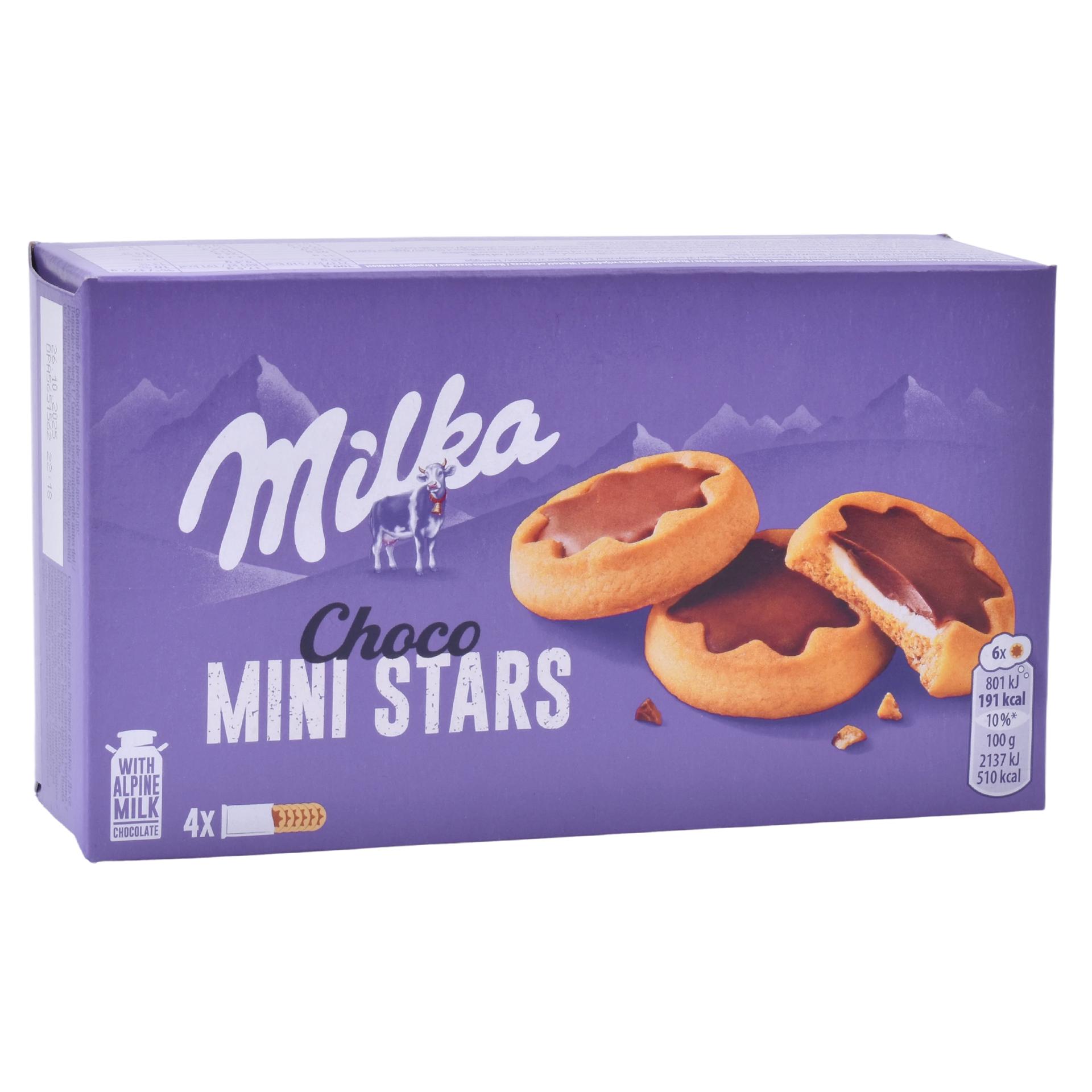 MILKA CHOCO MINI STARS 150GR MILKA CHOCO MINI STARS 150GR