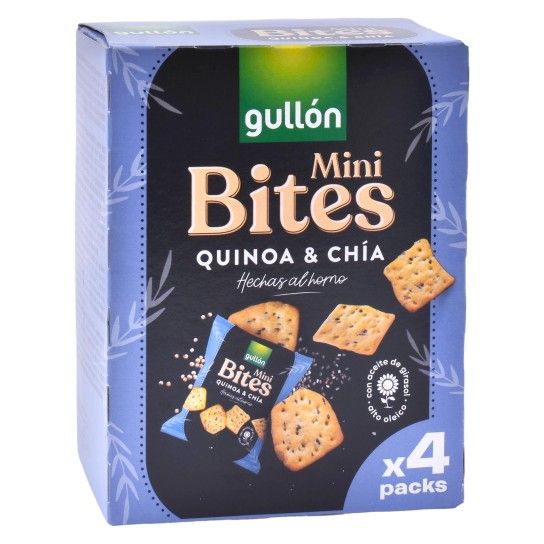 GULON MINI BITES QUINOA E CHIA 160GR GULON MINI BITES QUINOA E CHIA 160GR