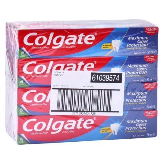 COLGATE MAXIMUM PROT CARIES 75ML COLGATE MAXIMUM PROT CARIES 75ML