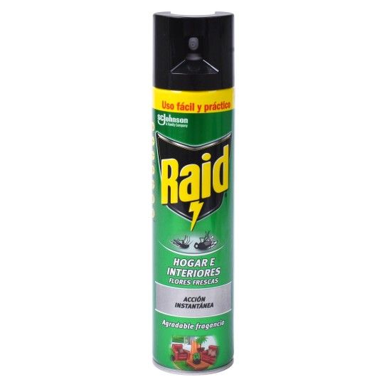 RAID INSETICIDA INTERIORES 400ML