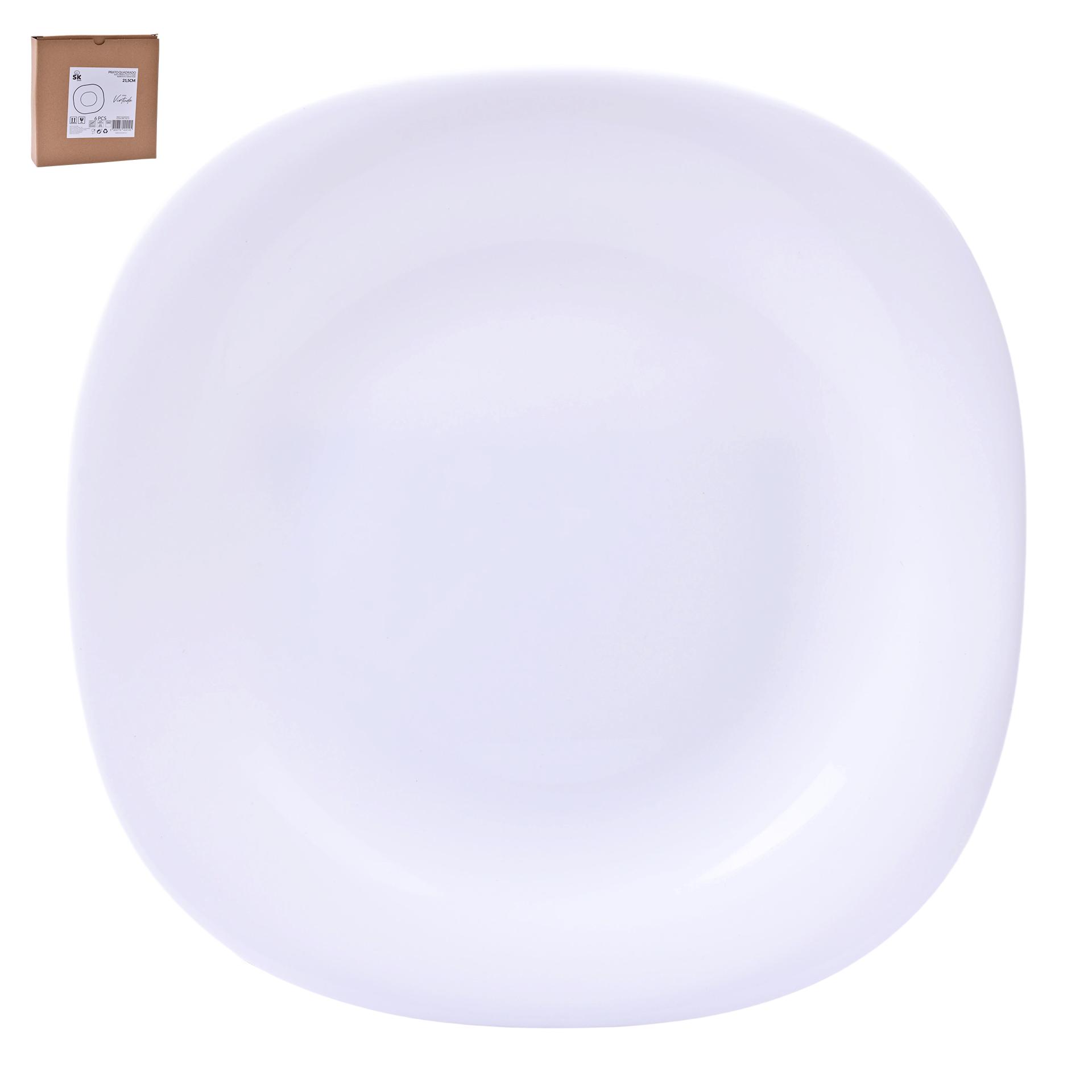 PRATO SOBREMESA VIRTUDE 22CM424-14 CX48 PRATO SOBREMESA VIRTUDE 22CM424-14 CX48