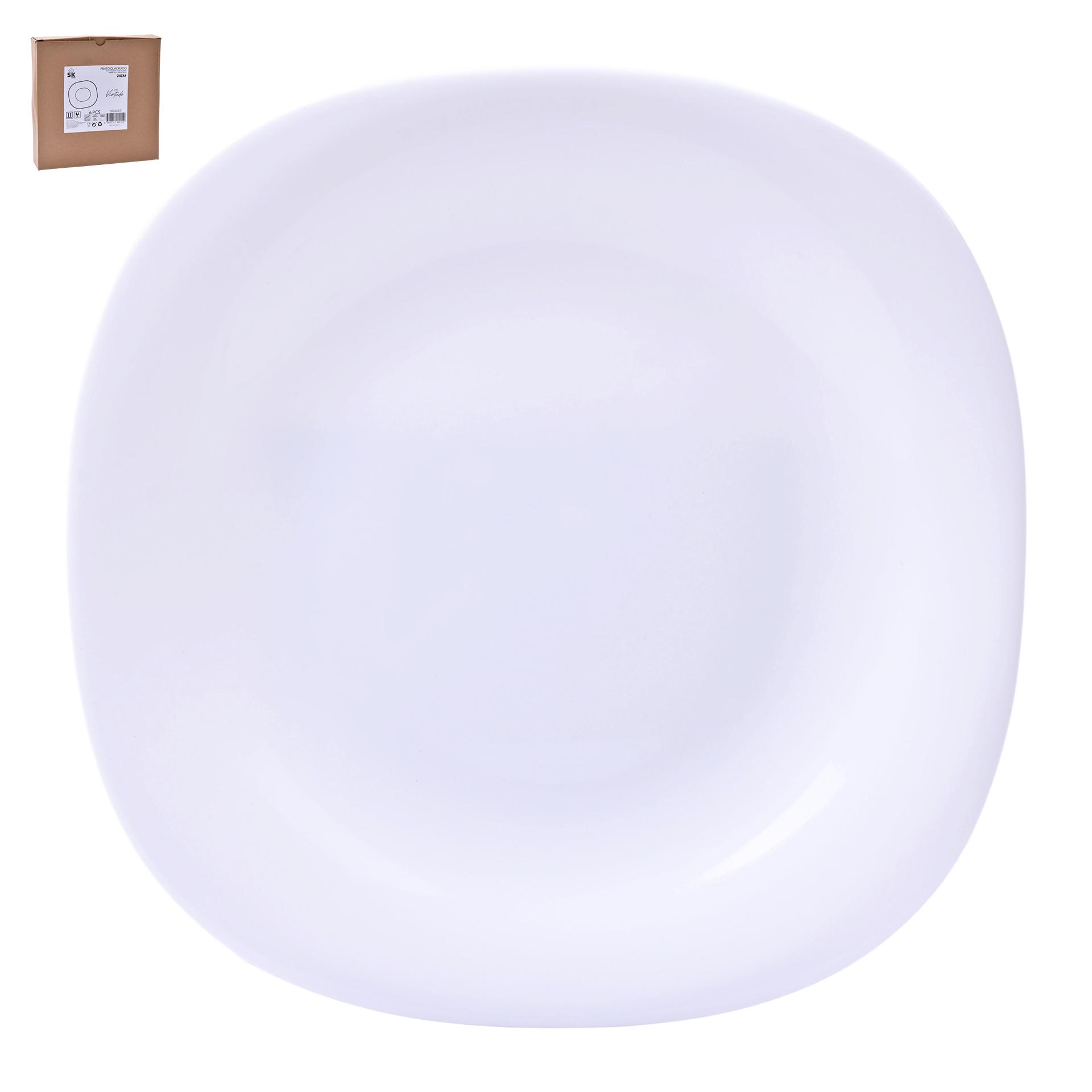 PRATO LADEIRO VIRTUDE 24CM 424-15 CX36 PRATO LADEIRO VIRTUDE 24CM 424-15 CX36