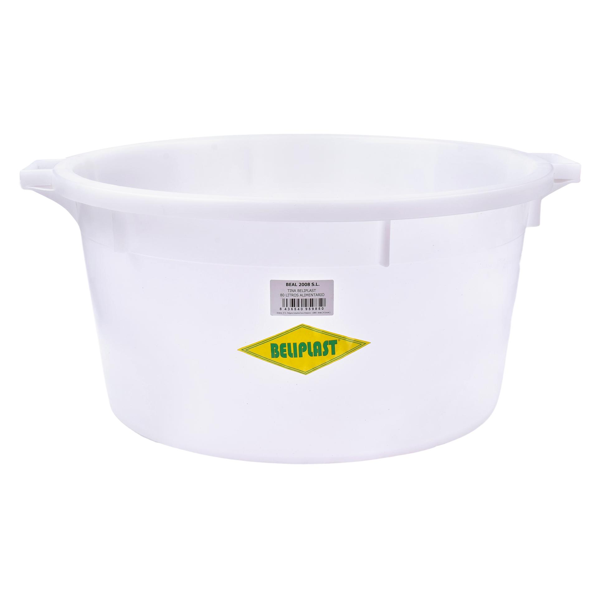 BACIA PLASTICA BELIPLAST 80L BACIA PLASTICA BELIPLAST 80L