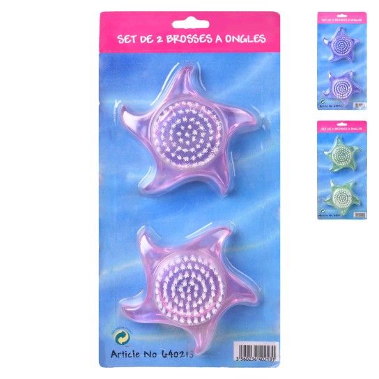 ESCOVA UNHAS ESTRELA 2PS