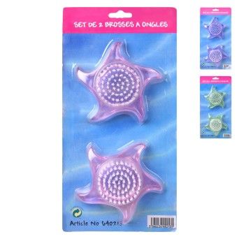 ESCOVA UNHAS ESTRELA 2PS