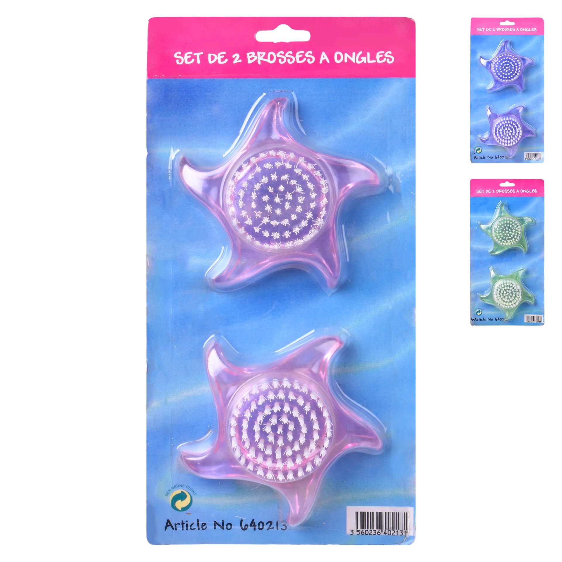 ESCOVA UNHAS ESTRELA 2PÇS ESCOVA UNHAS ESTRELA 2PÇS