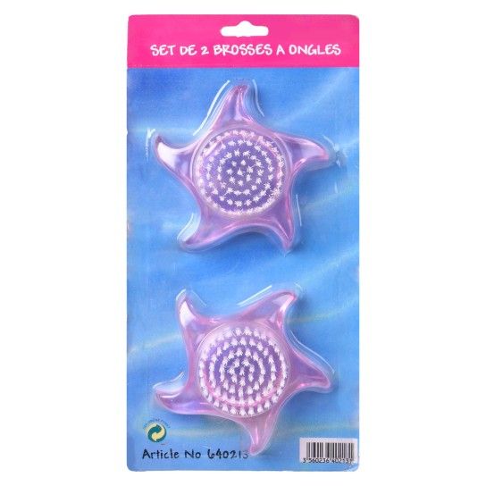 ESCOVA UNHAS ESTRELA 2PÇS ESCOVA UNHAS ESTRELA 2PÇS
