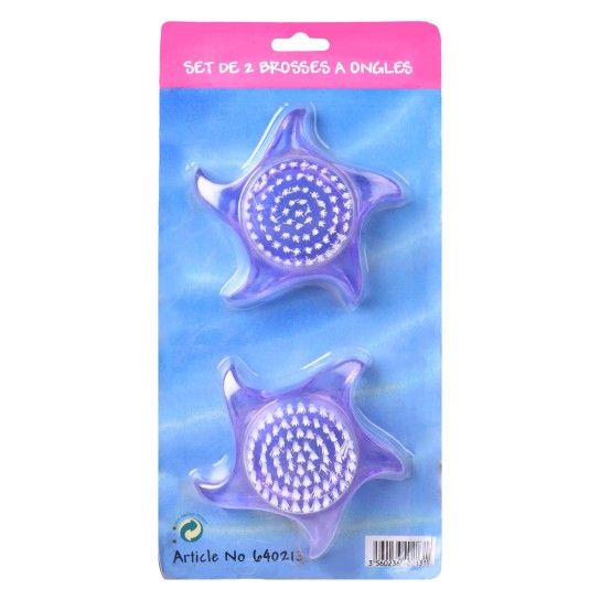ESCOVA UNHAS ESTRELA 2PÇS ESCOVA UNHAS ESTRELA 2PÇS