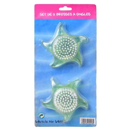 ESCOVA UNHAS ESTRELA 2PÇS ESCOVA UNHAS ESTRELA 2PÇS