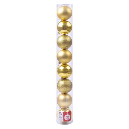 BOLA NAT. 8U 8CM OURO 2978-003-08A CX48