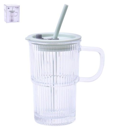 CANECA C/TP+PALHINHA 430ML SK 424-13 CX24