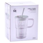CANECA C/TP+PALHINHA 430ML SK 424-13 CX24