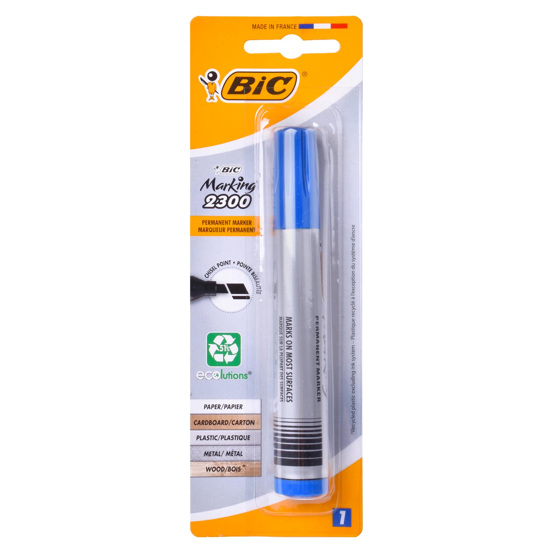 MARCADOR BIC AZUL ECO 2300 MARCADOR BIC AZUL ECO 2300
