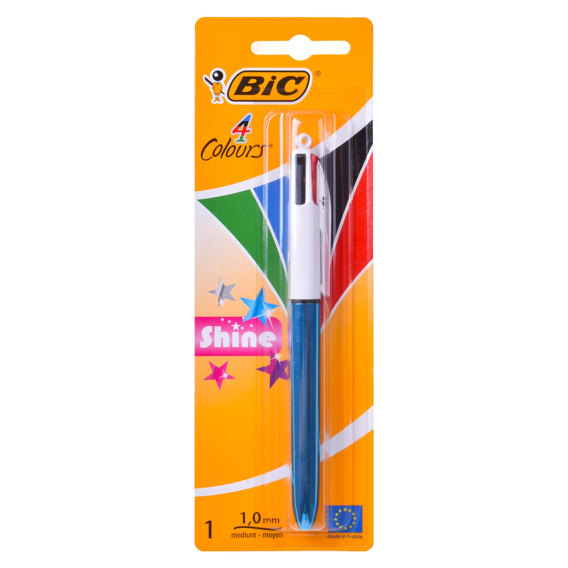 CANETA BIC 4 CORES SHINE CX20