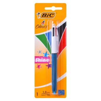 CANETA BIC 4 CORES SHINE CX20