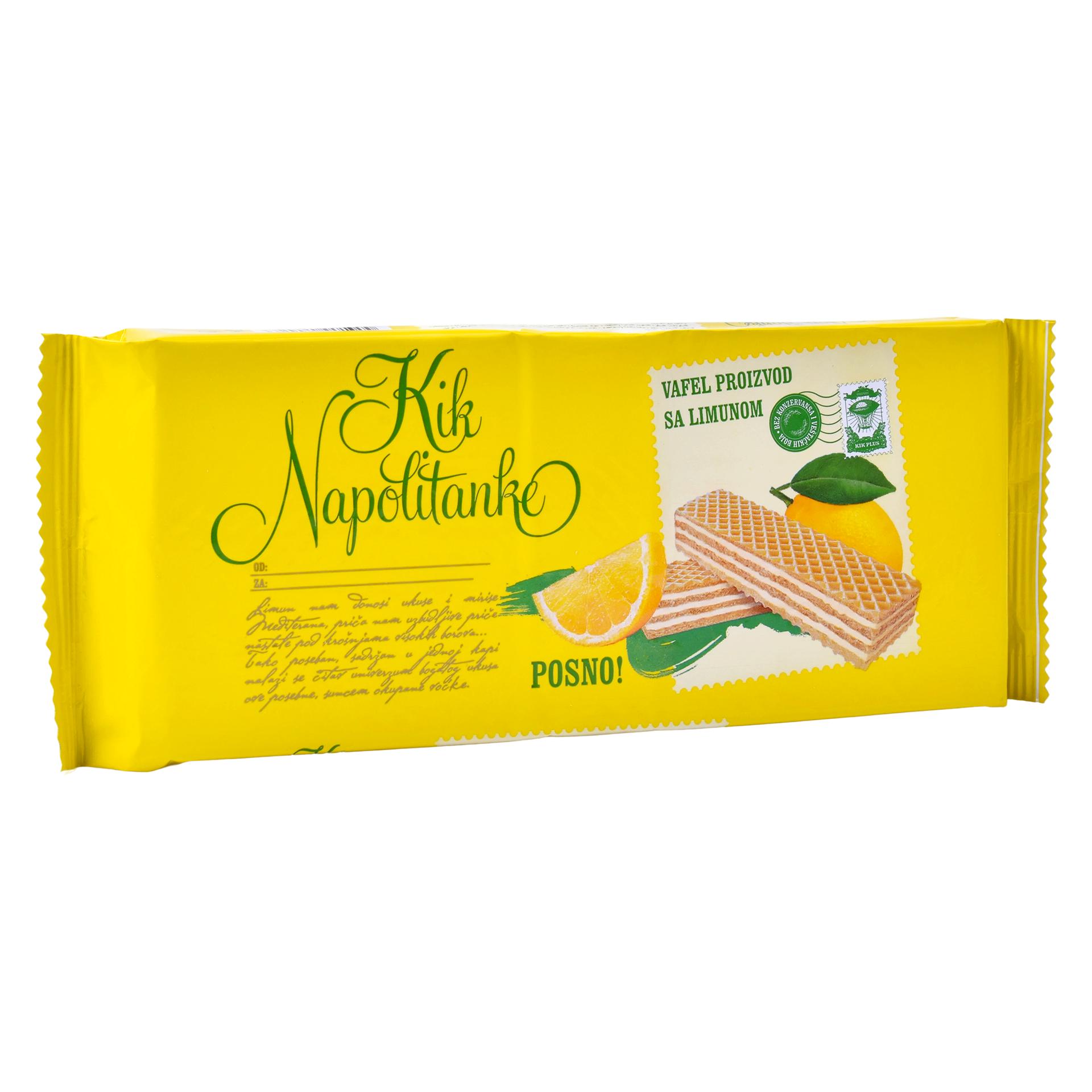 BOLACHA WAFER KIK LIMAO 175G BOLACHA WAFER KIK LIMAO 175G