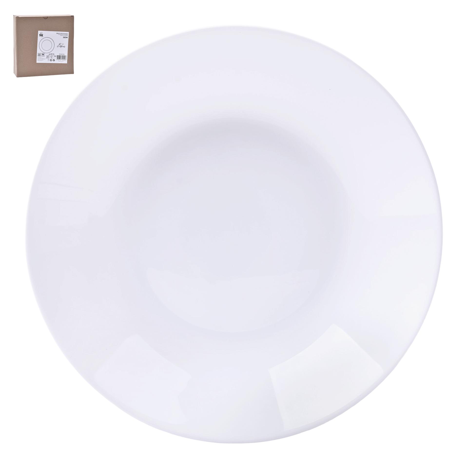PRATO SOPA EDEN 22CM 424-20 CX48 PRATO SOPA EDEN 22CM 424-20 CX48