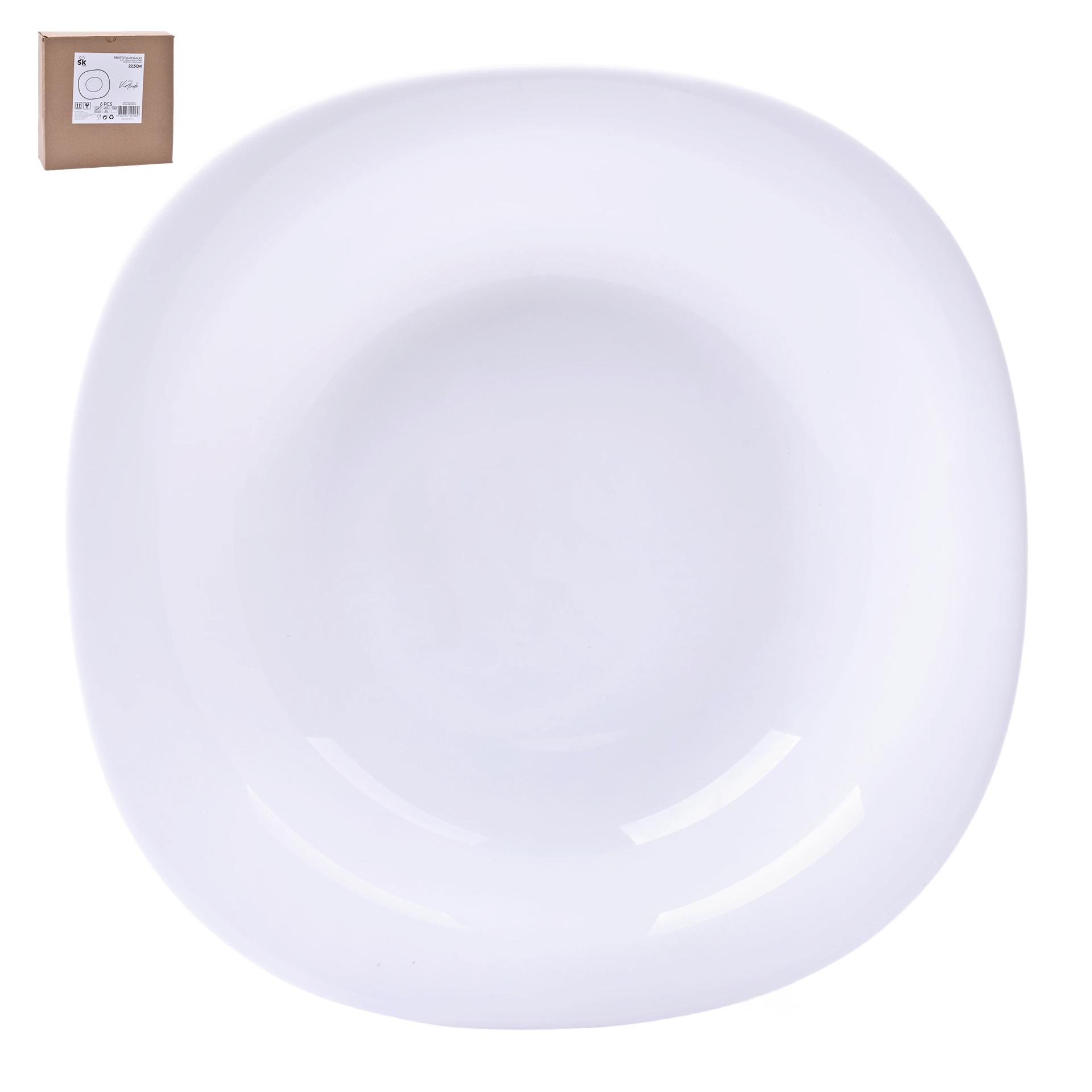 PRATO SOPA VIRTUDE 22,5CM 424-16 CX48 PRATO SOPA VIRTUDE 22,5CM 424-16 CX48
