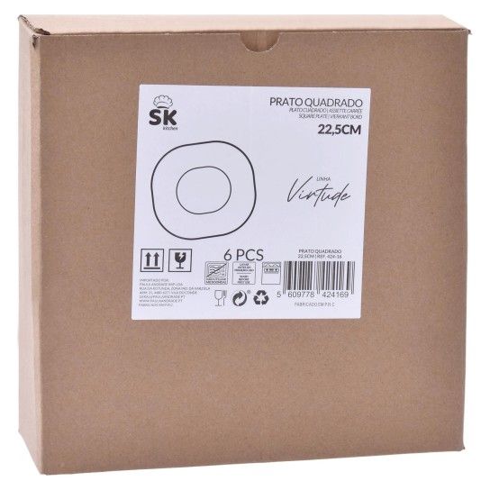 PRATO SOPA VIRTUDE 22,5CM 424-16 CX48 PRATO SOPA VIRTUDE 22,5CM 424-16 CX48