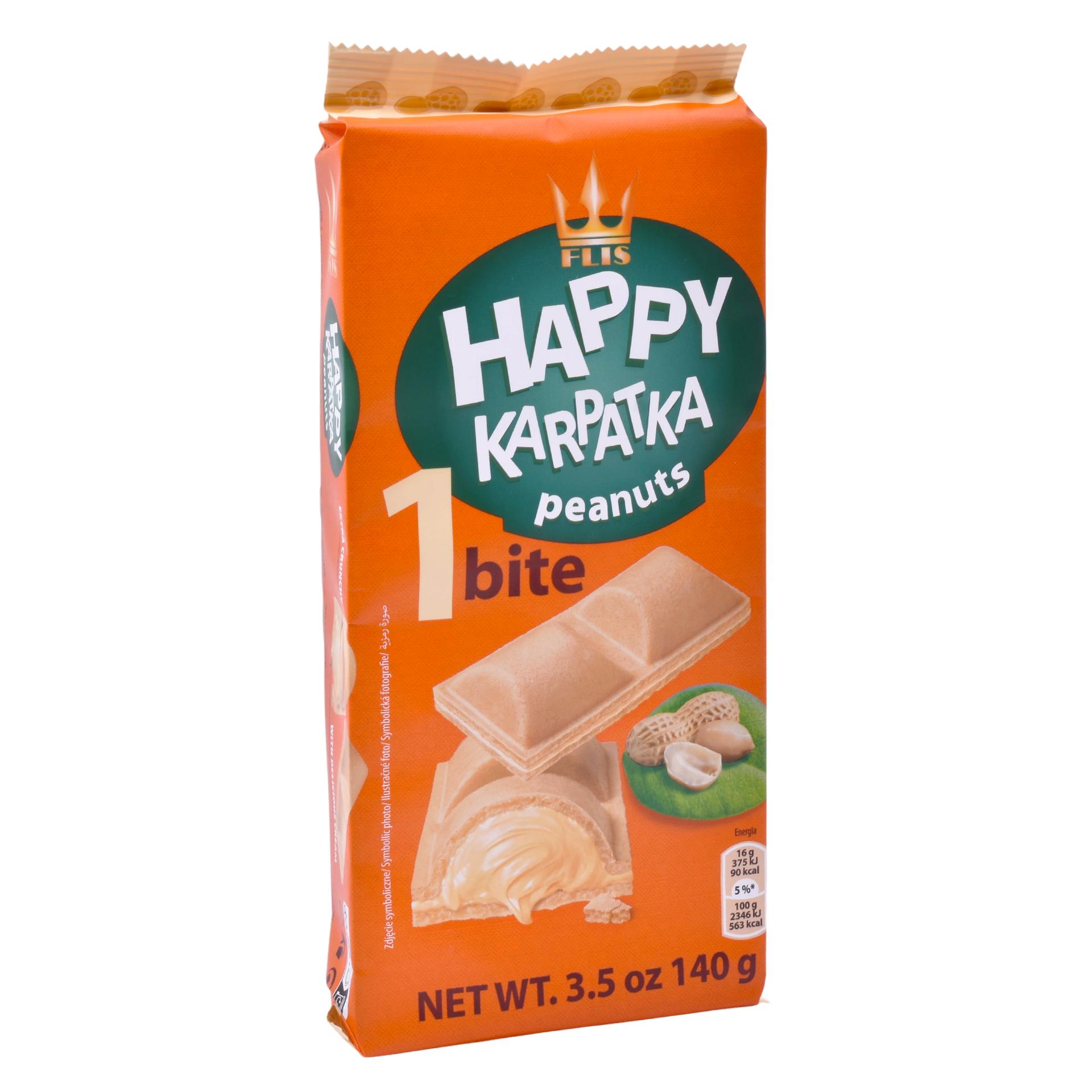 FLIS HAPPY KARPATKA AMENDOIM 140GR FLIS HAPPY KARPATKA AMENDOIM 140GR