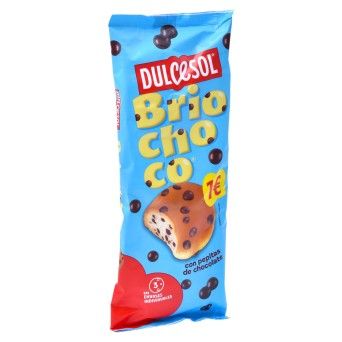 BRIOCHOCO C/PEPITAS 3UN 120G PV1