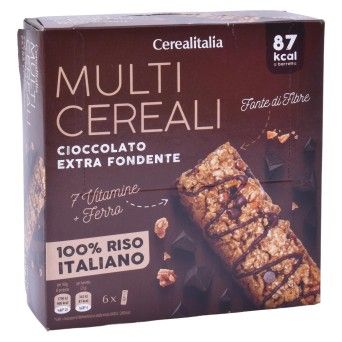 BARRA CEREAIS 6UNX21G CHOCOLATE EXTRA