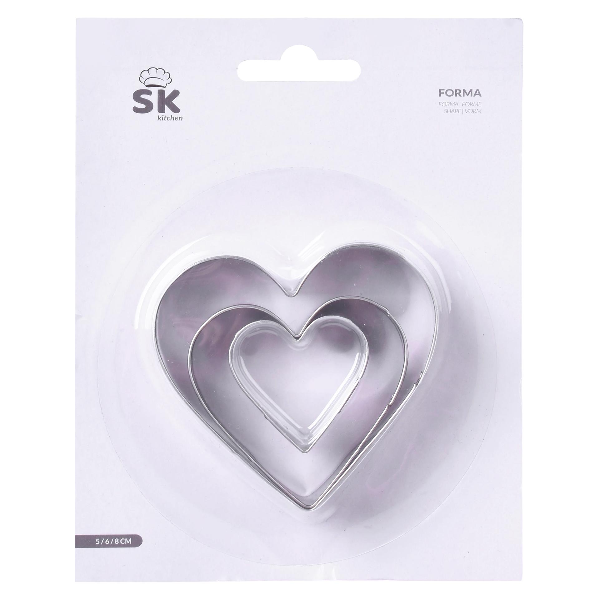 FORMA CORACAO 3PCS SKPA 837-640 CX24 FORMA CORACAO 3PCS SKPA 837-640 CX24