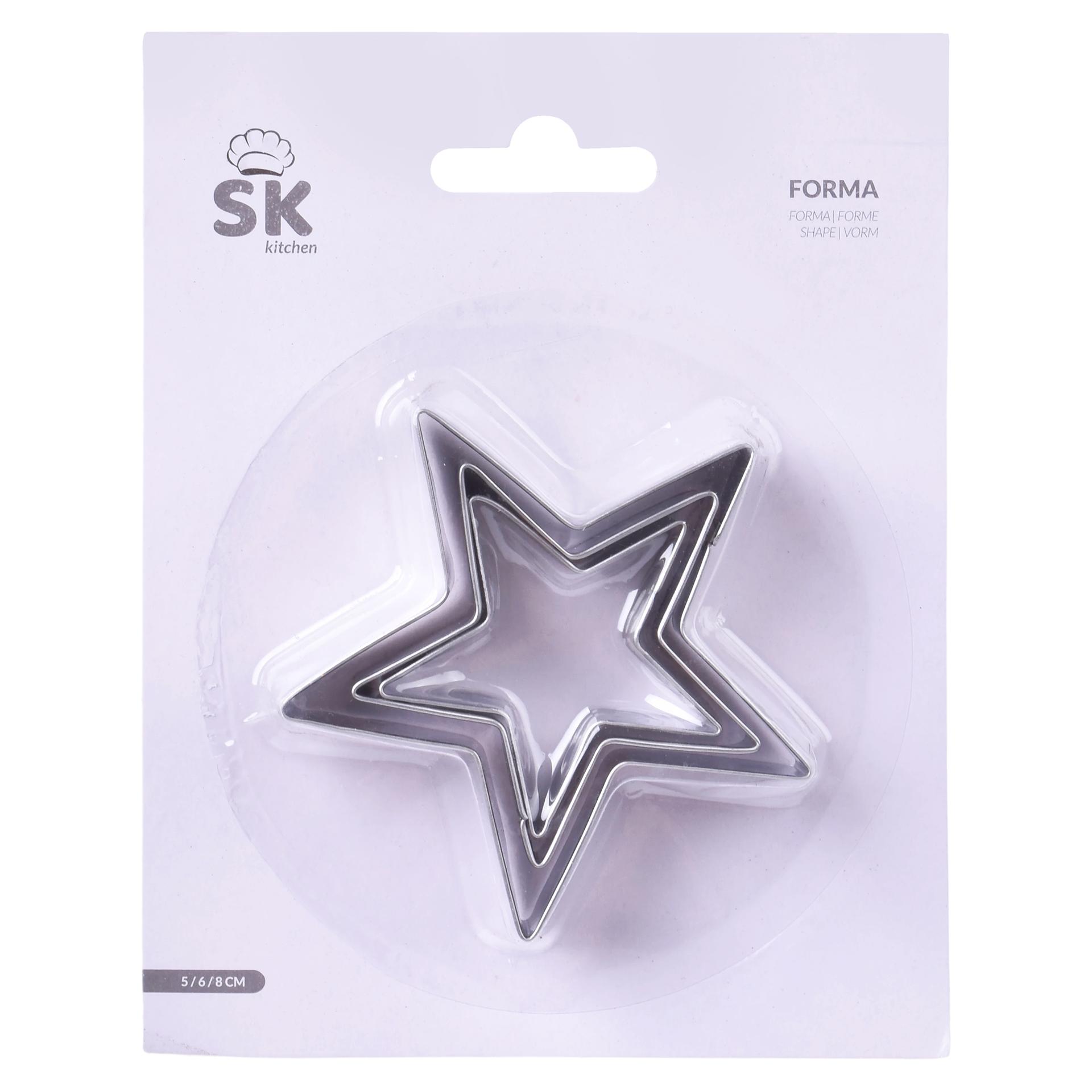 FORMA ESTRELA 3PCS SKPA 837-642 CX24 FORMA ESTRELA 3PCS SKPA 837-642 CX24