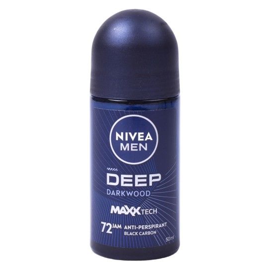 NIVEA DEO ROLL ON DEEP DARKWOOD 50ML