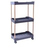 ESTANTE 3 PISOS C/RODA 71X40CM LV-413 CX8
