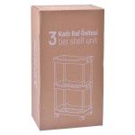 ESTANTE 3 PISOS C/RODA 71X40CM LV-413 CX8