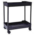 ESTANTE 2 PISOS C/RODA 38X40CM LV-402 CX12