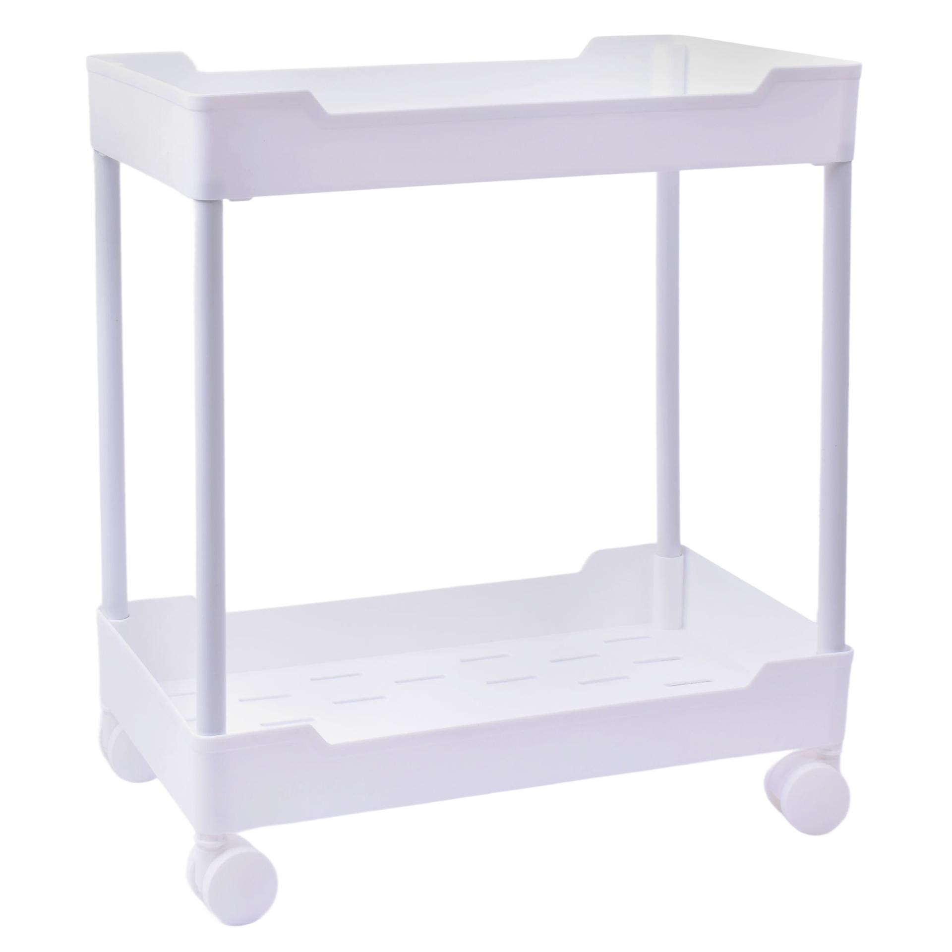 ESTANTE 2 PISOS C/RODA 38X40CM LV-402 CX12