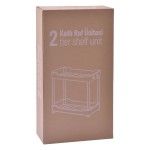 ESTANTE 2 PISOS C/RODA 38X40CM LV-412 CX12