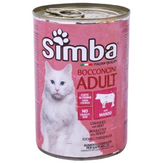 SIMBA GATO C/CARNE VACA 415GR