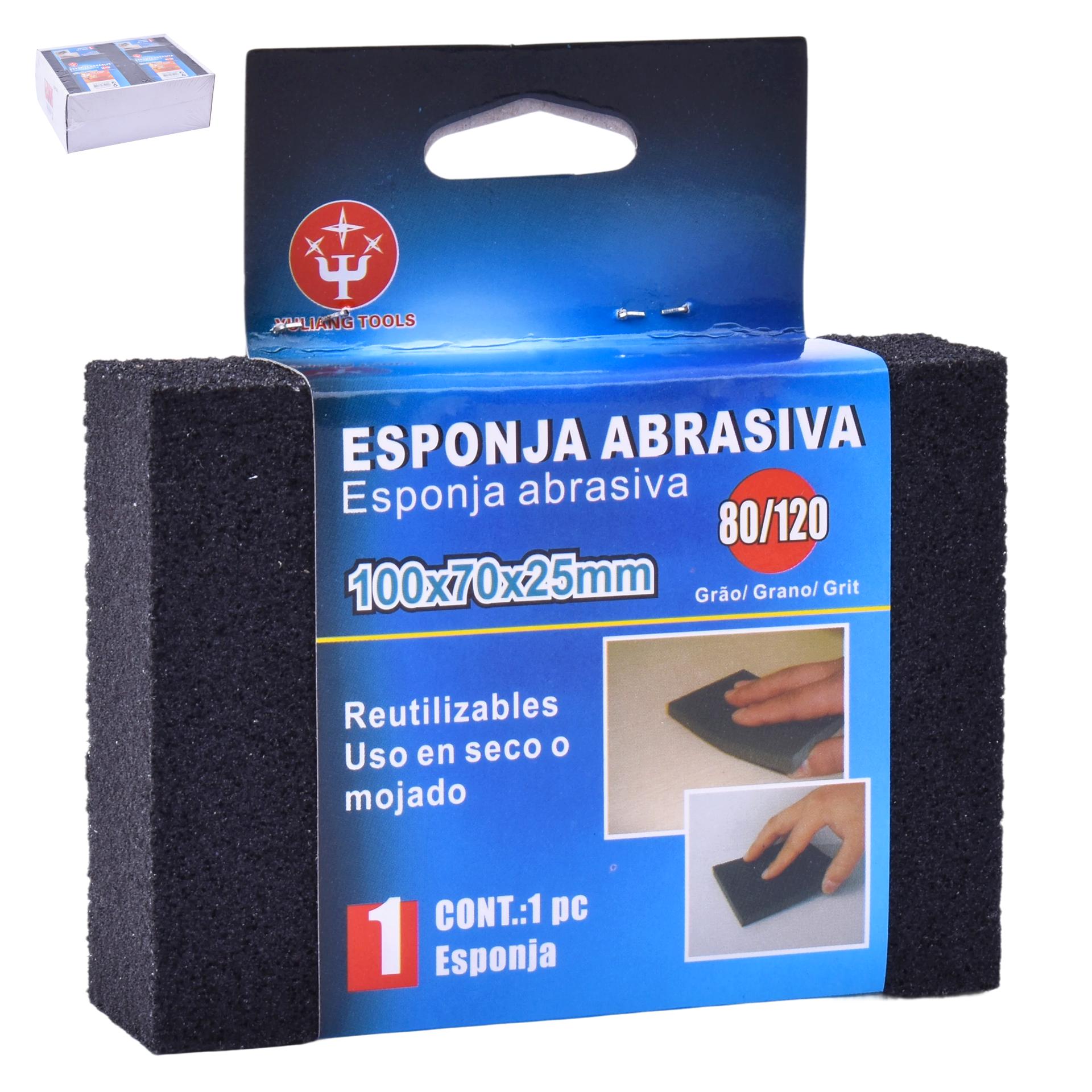 ESPONJA ABRASIVA 80/120 1143/500B/501B ESPONJA ABRASIVA 80/120 1143/500B/501B