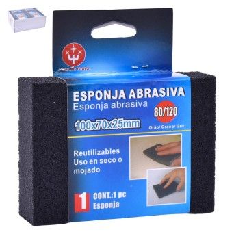 ESPONJA ABRASIVA 80/120 1143/500B/501B
