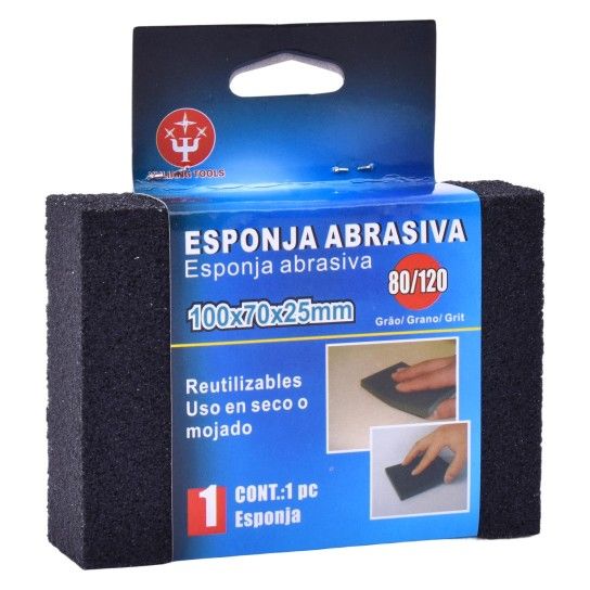 ESPONJA ABRASIVA 80/120 1143/500B/501B ESPONJA ABRASIVA 80/120 1143/500B/501B