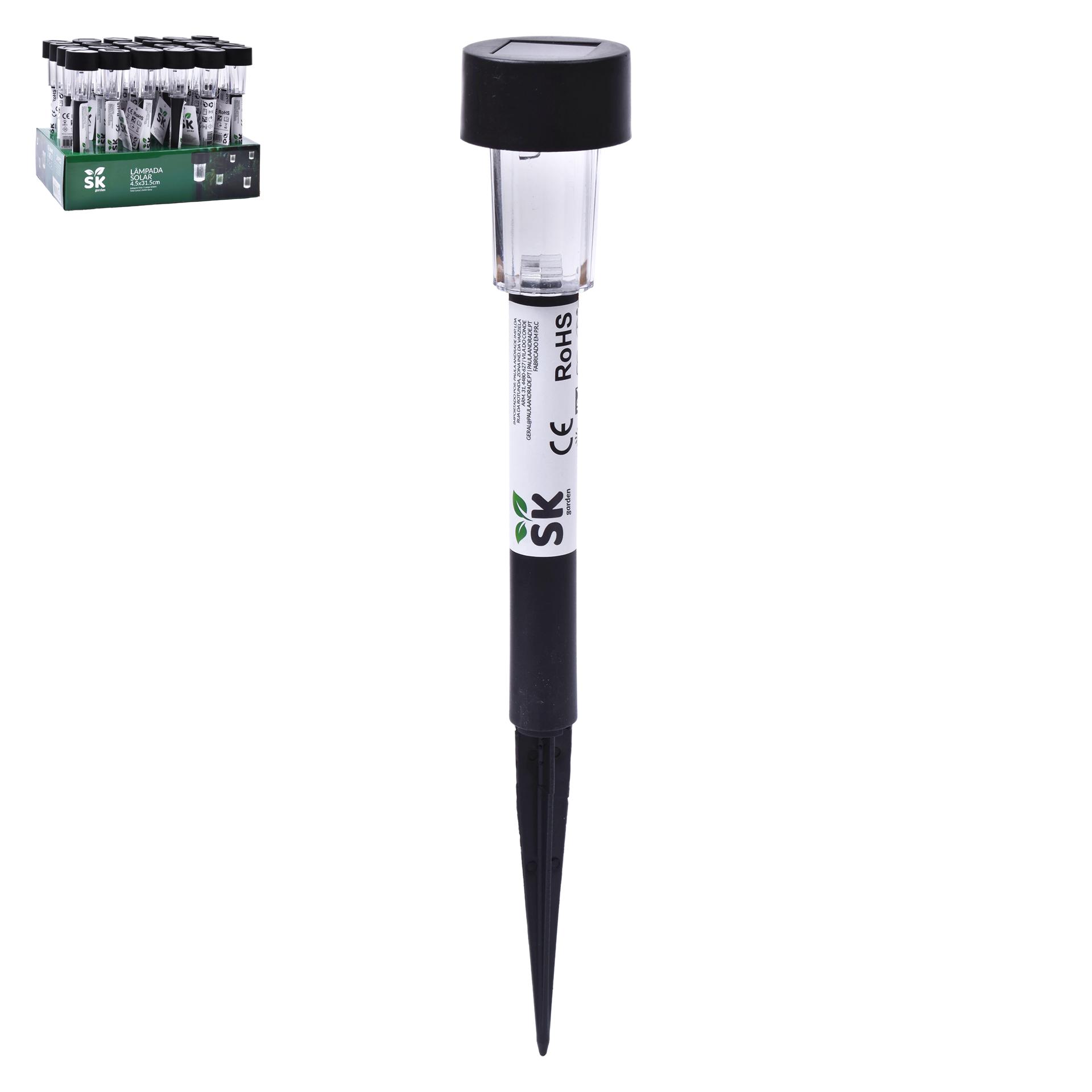 CANDEEIRO SOLAR PRETO SK 092-202 CX384 CANDEEIRO SOLAR PRETO SK 092-202 CX384