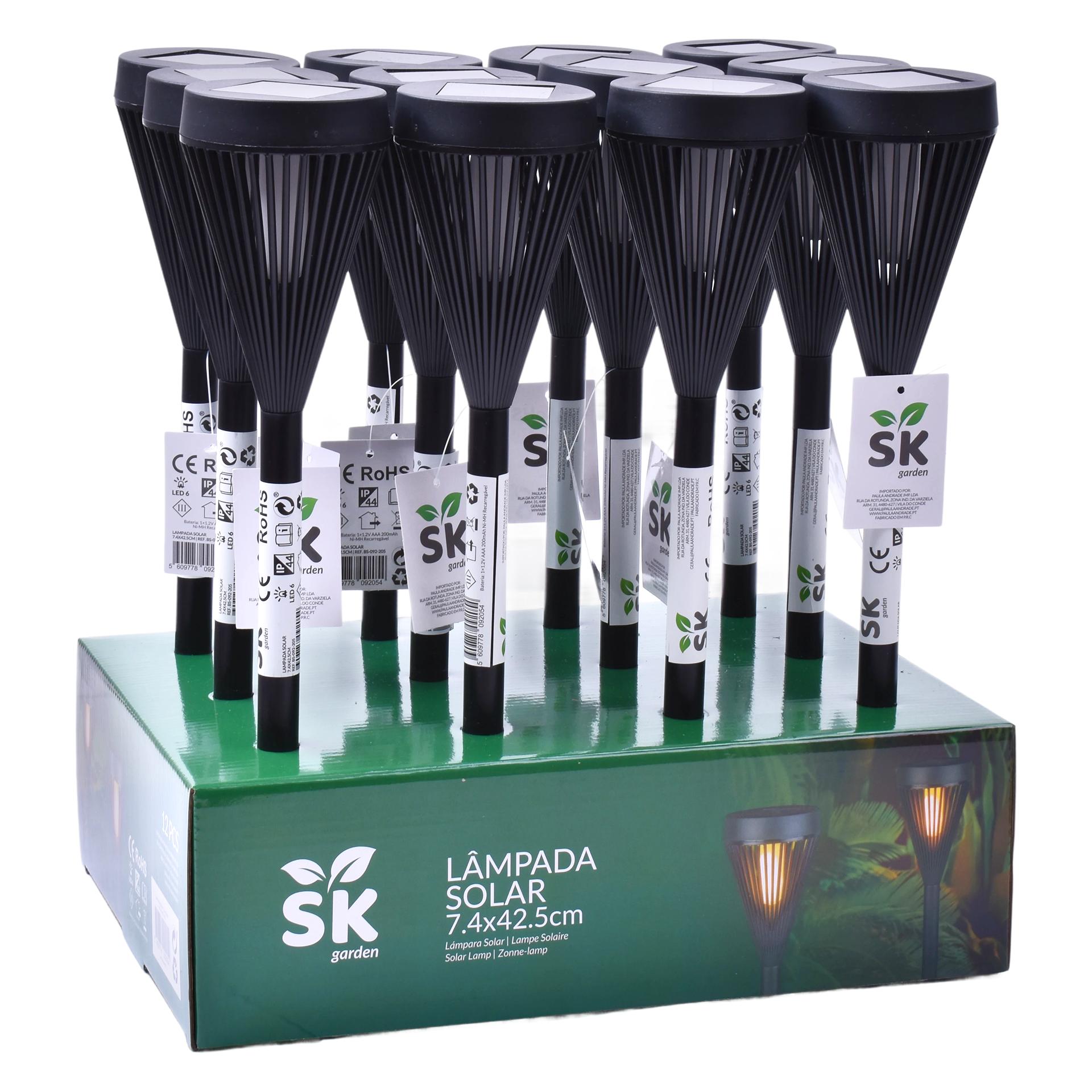 CANDEEIRO SOLAR PRETO SK 092-205 CX12