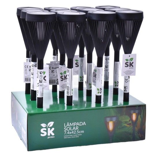 CANDEEIRO SOLAR PRETO SK 092-205 CX12