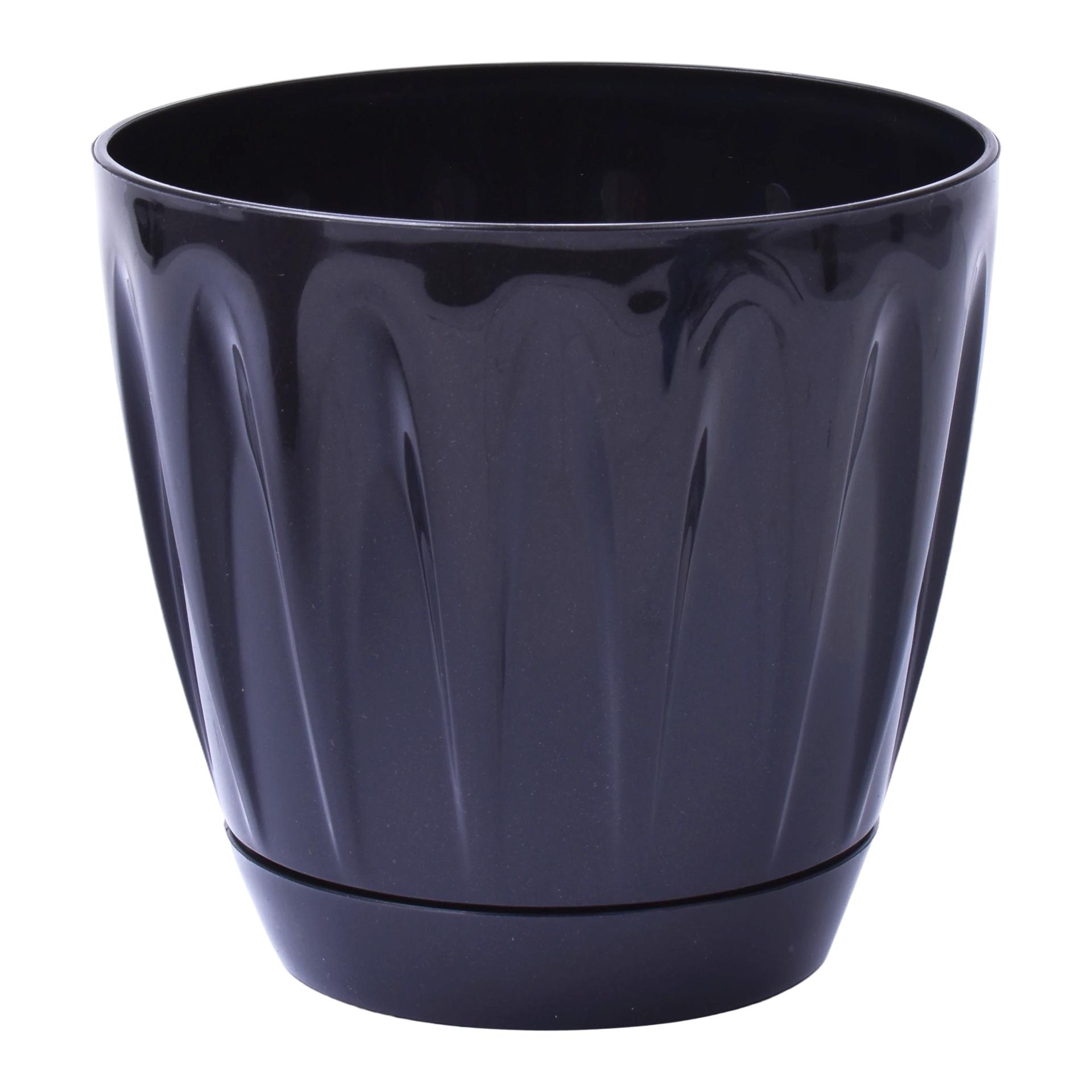 VASO JARDIM PRETO 18X16,5CM 510-328 CX30 VASO JARDIM PRETO 18X16,5CM 510-328 CX30