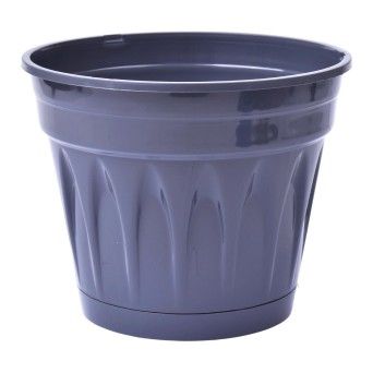 VASO PLAST PRETO 20,7X16,7CM 510-CX40