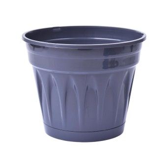 VASO PLAST PRETO 13,8X11,2CM 510-248 CX60