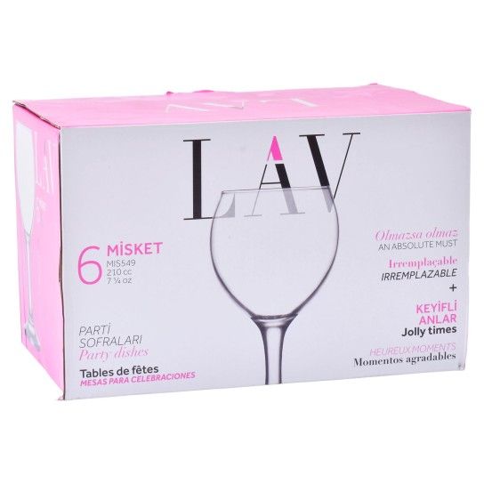 COPOS VINHO TINTO CONJ.6) 210CC MISKET COPOS VINHO TINTO CONJ.6) 210CC MISKET