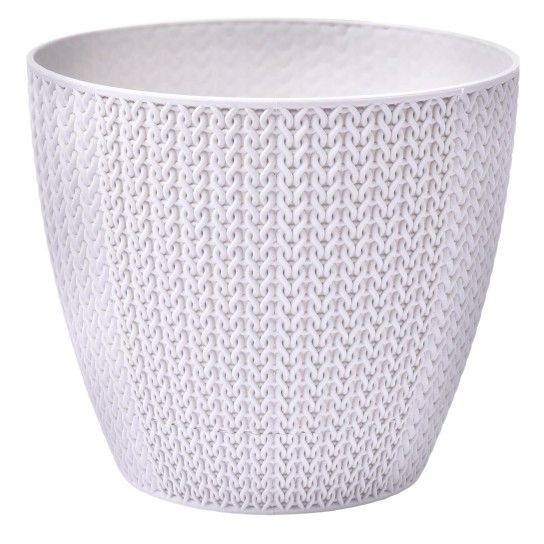 VASO JARDIM BRANCO 17,3X15,6CM 510-064CX30 VASO JARDIM BRANCO 17,3X15,6CM 510-064CX30