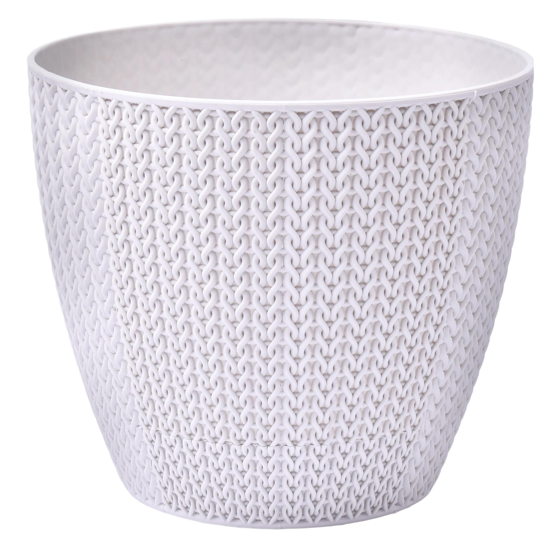 VASO JARDIM BRANCO 17,3X15,6CM 510-064CX30 VASO JARDIM BRANCO 17,3X15,6CM 510-064CX30