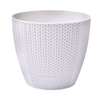 VASO JARDIM BRANCO 14X12,5CM 510-057 CX36